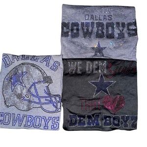 3 Dallas Cowboys T shirt Bundle